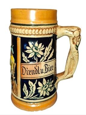 Vintage (Post WWII) German ceramic beer stein in good condition